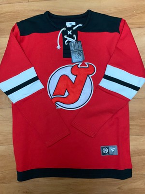 new jersey devils lace up hoodie