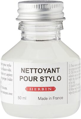 J.Herbin 12300T Tintenreiniger (für Füller, biologisch abbaubar, 1 Flakon, 50 ml