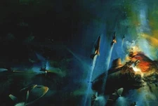 #54 John Berkey Fantasy/Sci-Fi Trading Card