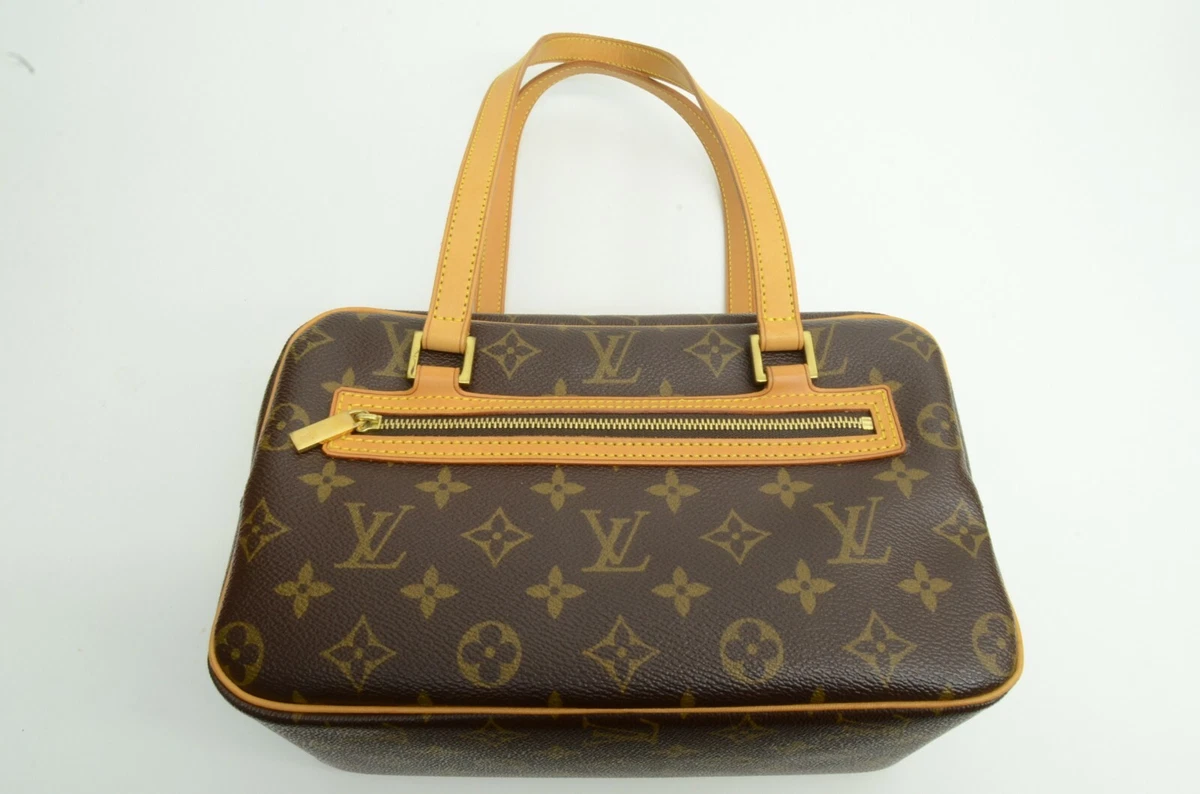 LOUIS VUITTON Authentic Cite MM Shoulder Bag Monogram Brown 