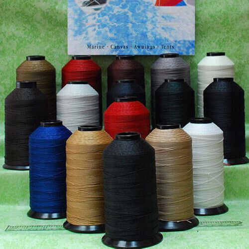 Bonded Nylon Sewing Thread #69 T70 for Upholstery leather outdoor canvas beading - Picture 1 of 47