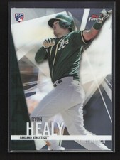 2017 Topps Finest Ryon Healy RC #34 Oakland Athletics