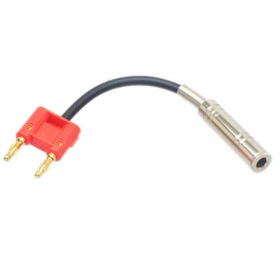 DIY Speaker Audio wire Dual Banana Plug to 6.35 1/4'' Female Canare L2T2S Adapter