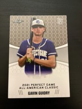 Gavin Guidry 2021 Leaf Perfect Game All-American Classic ROOKIE card RC #20 QTY