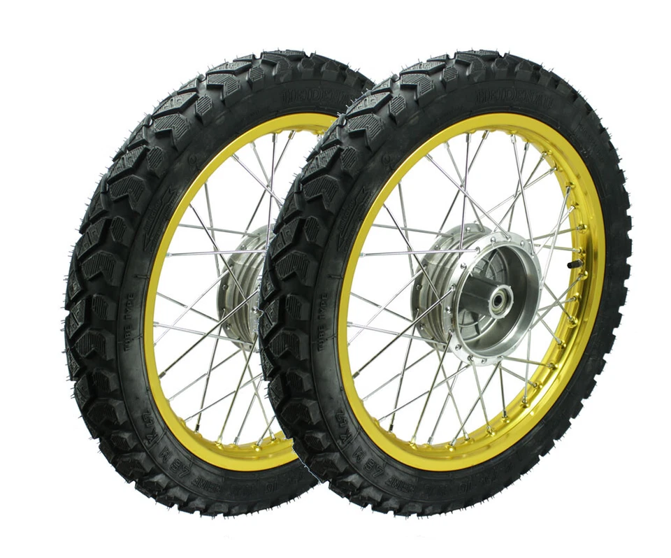 2 Räder Komplettrad für Simson S51 S50 S70 KR51 Schwalbe Star Sperber S53 Cross - Bild 1 von 1