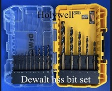 DeWalt DT70727 14pc Extreme 2 Wood Plastic HSS Metal Drill Bit Set - Steel Alloy
