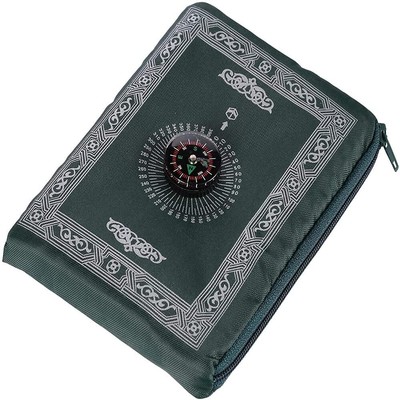 Travel Prayer Mat 60cm*100cm Praying Rug Portable Polyester Prayer Rug With Comp