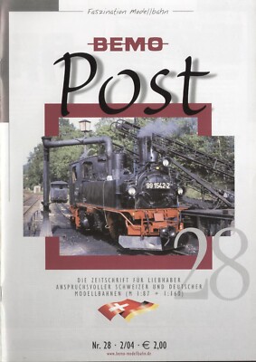 catalogue BEMO POST no. 28 2004 autumn new 1:87 HOe HOm 1:160 D aa