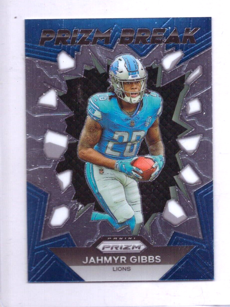 2023 Prizm Football # PB-5 Jahmyr Gibbs PRIZM BREAK