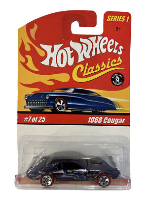 Hot Wheels Classics Series 1 #7 of 25 1968 Cougar Dark Blue (B234)