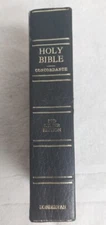 1976 Holy Bible Concordance Red Letter AKJ Pica Type Vtg