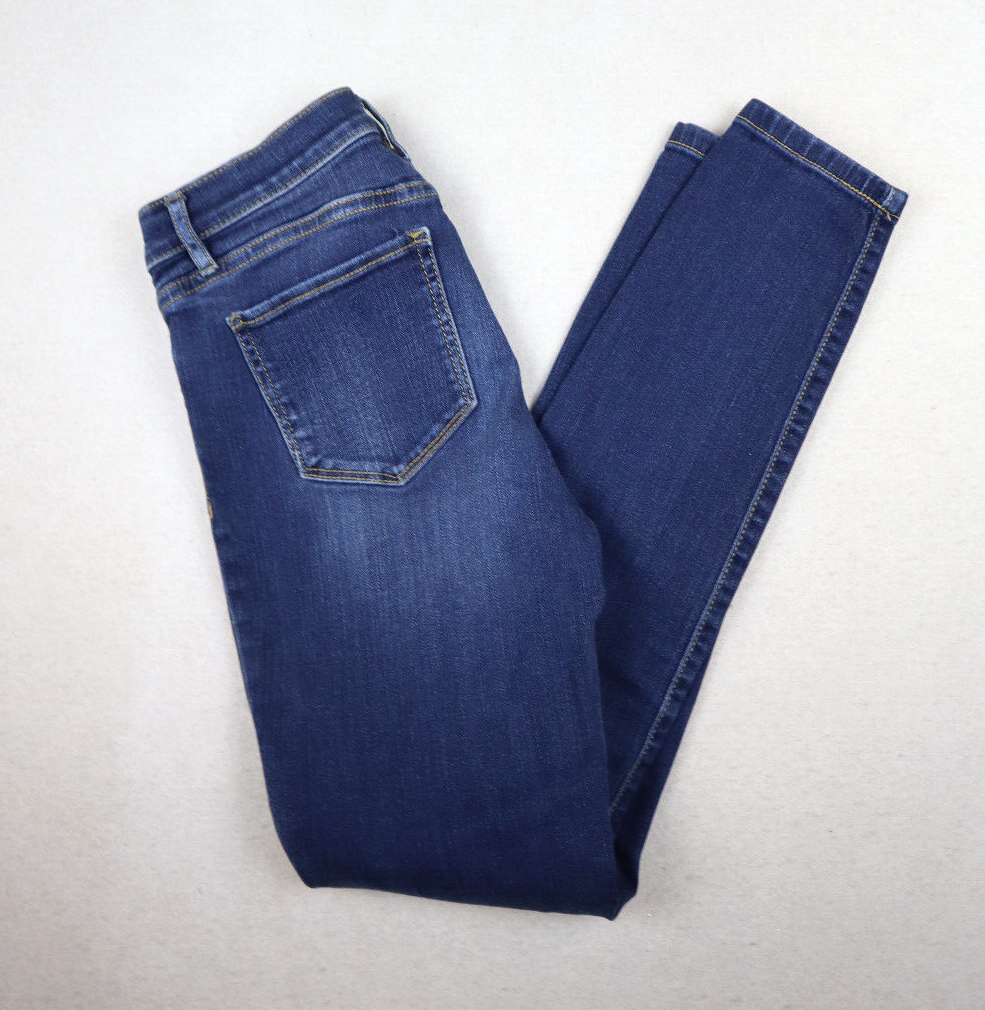 NEW YORK COMPANY NY&C WOMEN'S MEDIUM WASH SUPER SKINNY JEANS