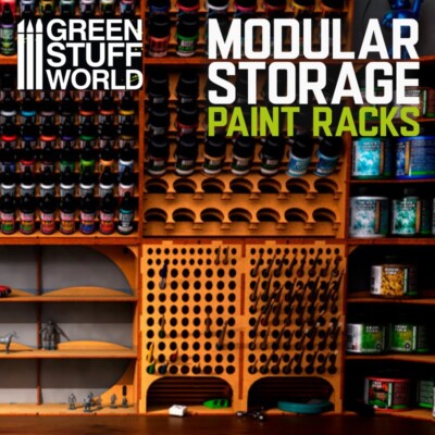 Green Stuff World: Modular Storage - Brush | Paint | Tool - Hobby Drawer & Rack