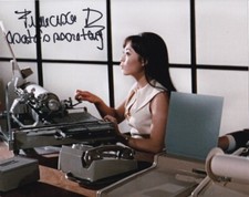 FRANCISCA TU signed Autogramm 20x25cm JAMES BOND in Person autograph COA