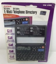 New Aurora TM 200 Telephone and E-Mail Directory Organizer