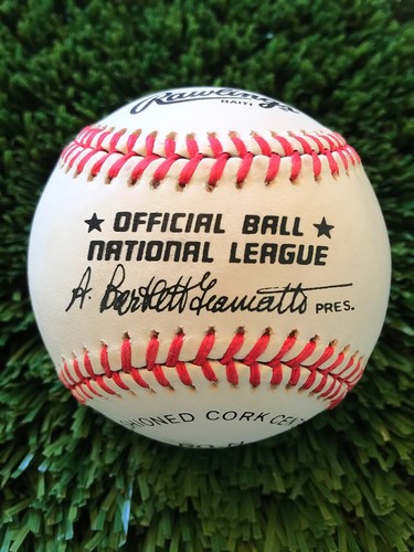 GERALD PERRY NOME COMPLETO FIRMATO NATIONAL LEAGUE BASEBALL CARDINALS ROYALS BRAVES - Foto 2 di 2