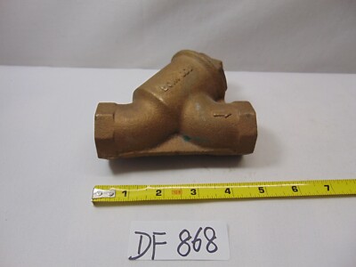 1'' Threaded Watts Brass Y-Strainer 400 WOG Bronze Plumbing