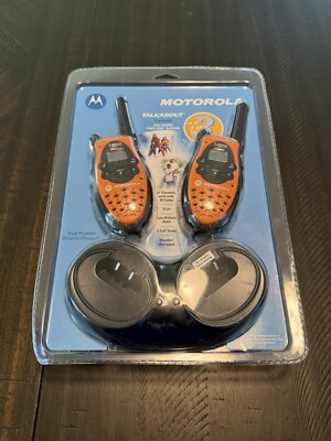 Motorola Talkabout T4900R Two Way Radio Orange Black - New Sealed