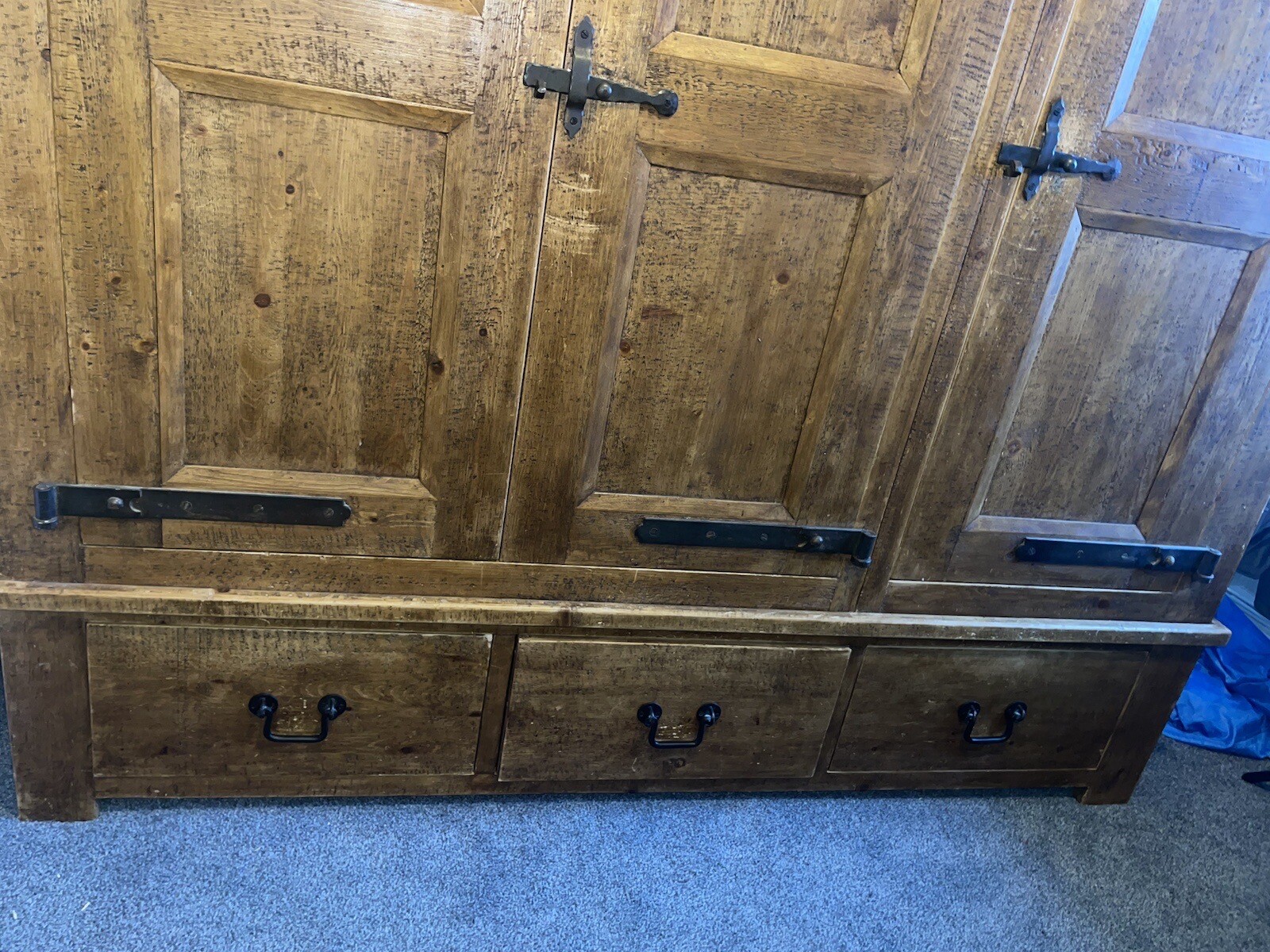 Hard Wood Bedroom Furniture Set eBay