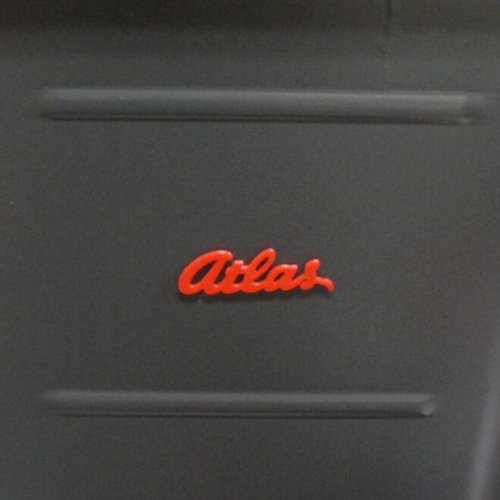 ATLAS Lathe/Cabinet Logo Badge Emblem Horizontal Milling Cabinet QTY 2 logos - Picture 2 of 7