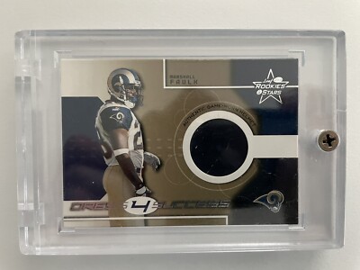 2000 Leaf Rookies and Stars Marshall Faulk Helmet, 83/100, RARE, Dress 4 Success