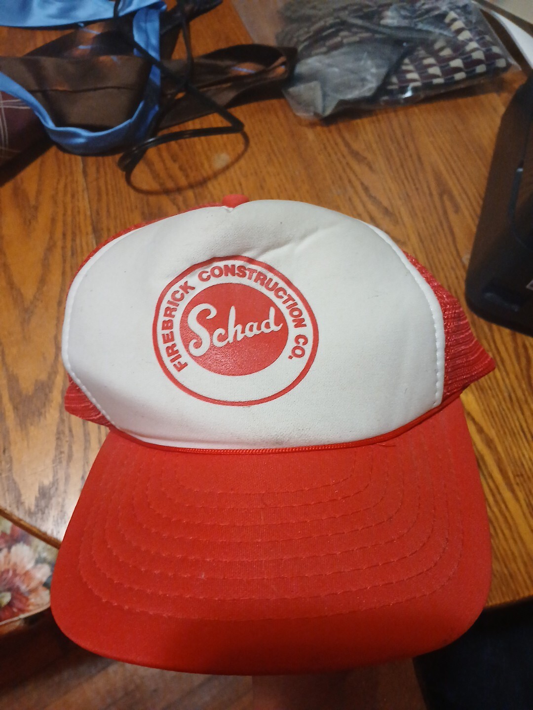 Schad Firebrick Construction Co. Truckers Snapback Baseball Cap