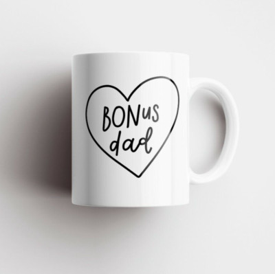 Bonus Papa Tasse | Weihnachtsgeschenk | Vatertag | Stiefvater | Schwiegervater