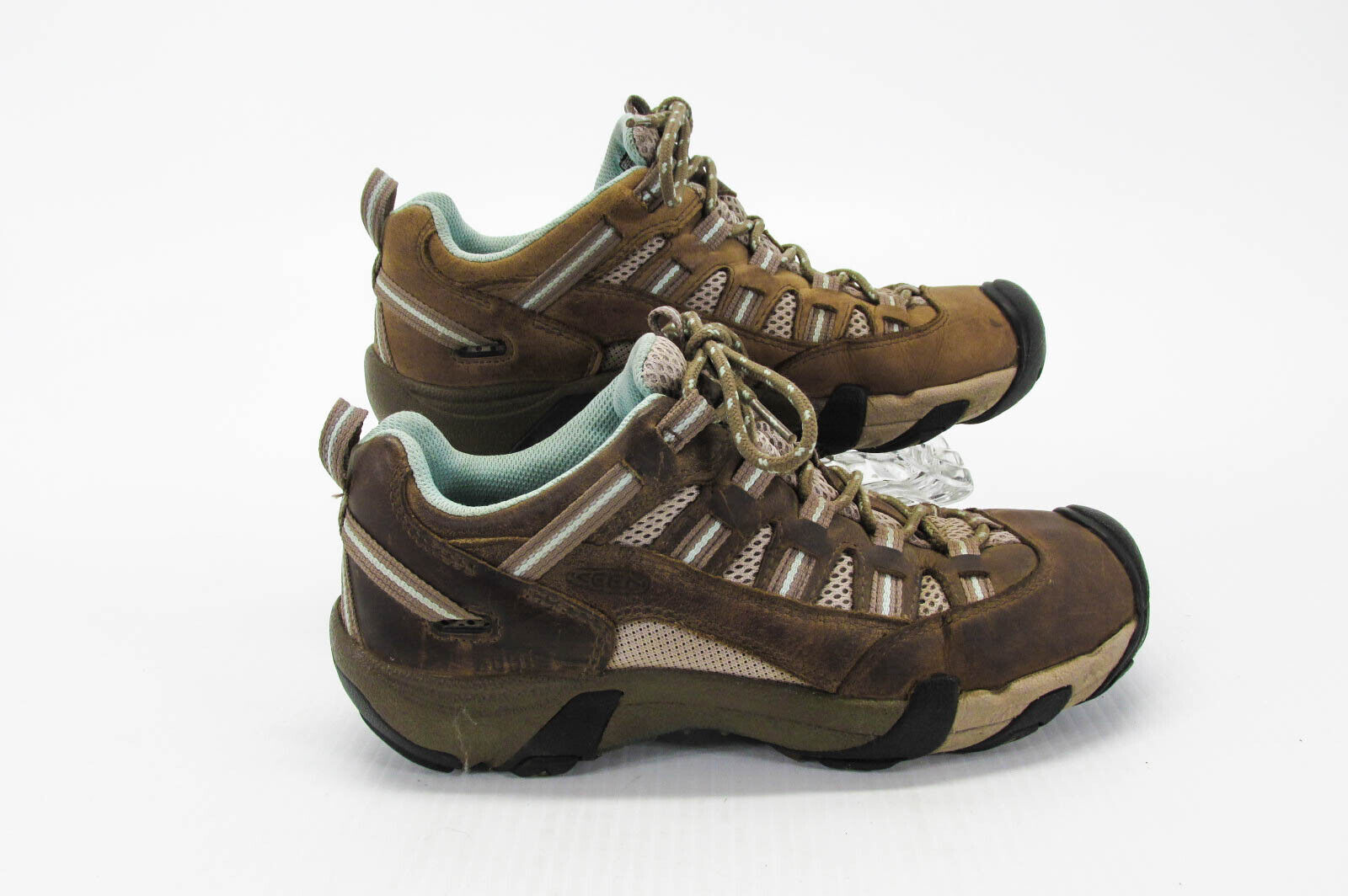 Scarpe da donna Keen Alamosa basse taglia 9 marroni scarpe da trekking trail sneakers usate vq