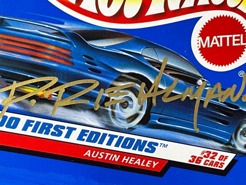 I10-40 HOT WHEELS FIRST EDITIONS - AUSTIN HEALEY - AUTOGRAPHED PHIL RIELMAN 2000 - Picture 4 of 11
