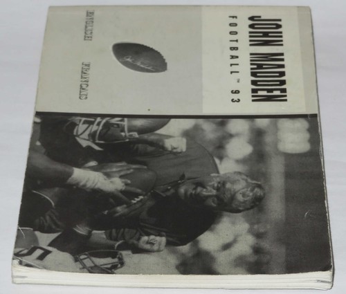 1992 SEGA MEGA DRIVE JOHN MADDEN 93 ANLEITUNG SPIELBUCH ORIGINAL UK - Bild 4 von 4
