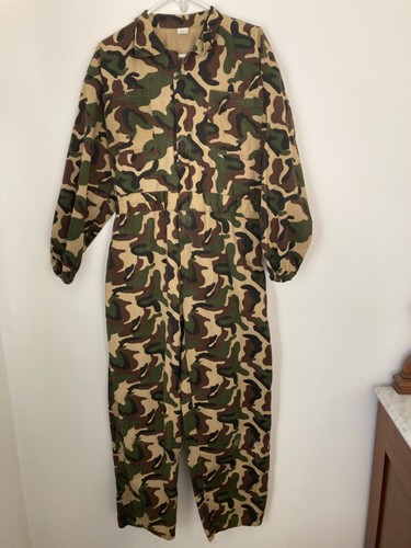 MONO LG DE COLECCIÓN FOREST CAMO para hombre 100 % algodón mono de caza camuflaje cremallera - Imagen 10 de 10