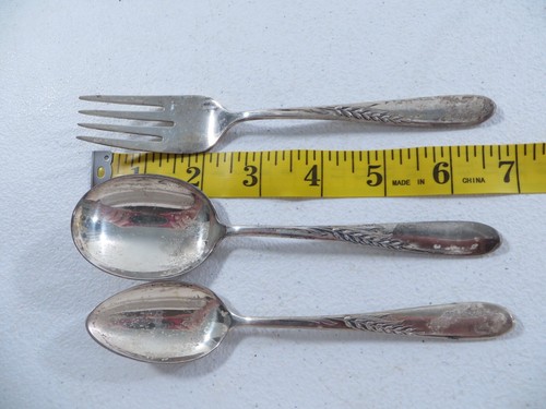 Vintage Reed & Barton Silber Weizen Sterlingsilber Silberbesteck 7 Teile 250 Gramm - Bild 24 von 24