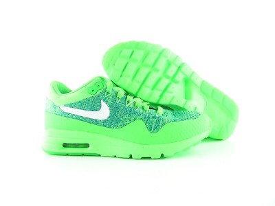 Nike W Air Max 1 Ultra Flyknit Voltage Green 843387 301 US_6 UK_3.5 Eur 36.5