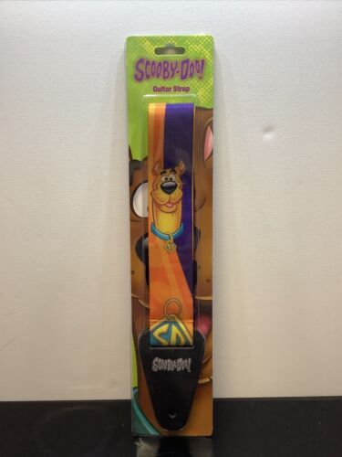 Warner Bros Scooby Doo Guitar Strap Retro Music Accessory Rare Collectable NEW - Picture 1 of 8