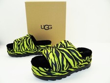 UGG Maxi Slide Tiger Print Hausschuhe Plateau Sandalen Damen Schuhe Gr.40