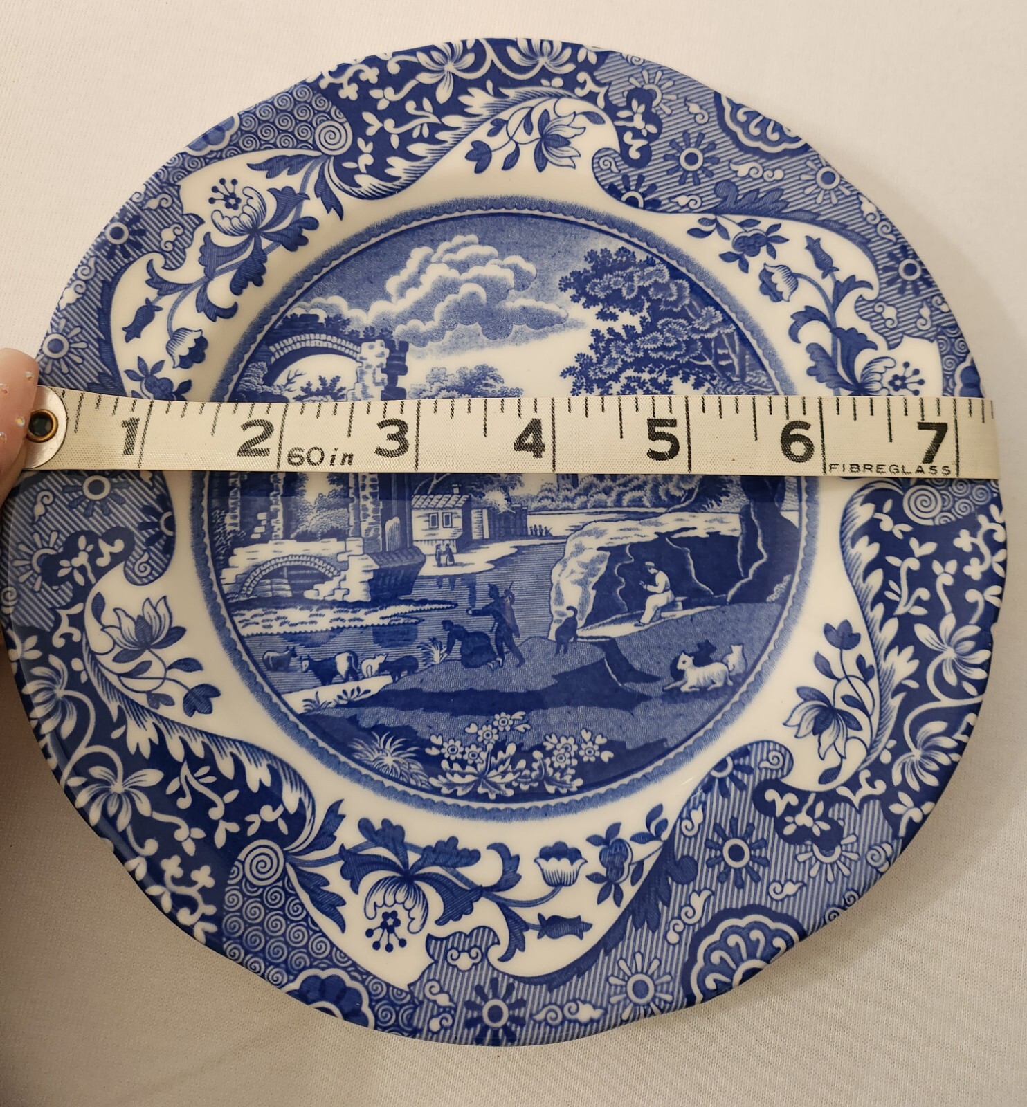 Spode &ldquo;Blue Italian&rdquo; Bread & Butter Plates Made In England