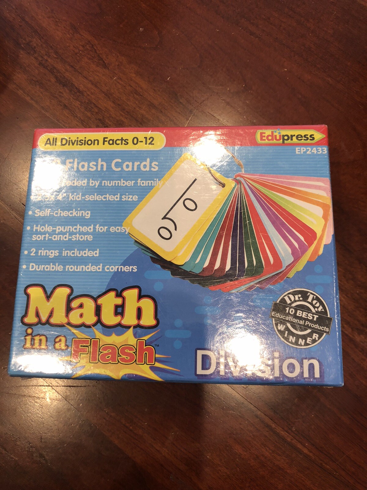 Teacher Created Resources Math In A Flash Division Flash Card Edupress  EP2433 765515024339 | eBay