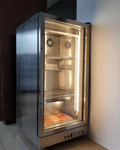 Kolice Commercial Dry Aging Beef Showcase Fridge, Steak Aging Machine 23℉ to 50℉