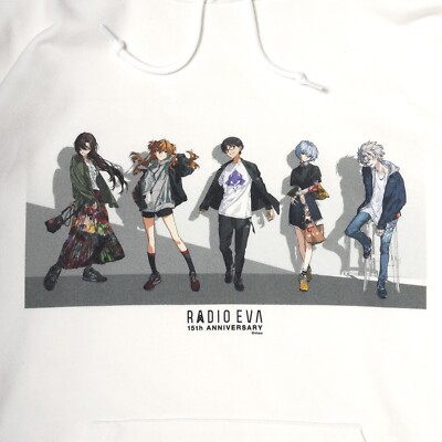 RADIO EVA Illustration Parka ホワイト evangelion] RADIO EVA Illustration Parka δ /WHITE(COLOR) New