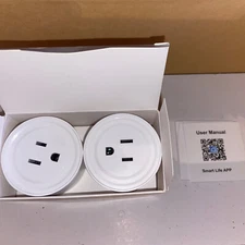 Deco Gear 2PCSP100W WiFi Smart Plug Compatible with Amazon Alexa & Google Home