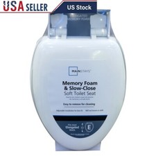 Premium Molded Soft Toilet Seat W/ Flip Slider Quick Release Slow Close Hinges