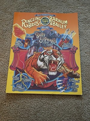 Ringling Bros. & Barnum & Bailey 128th Circus Program w/ Pullout Michu Poster