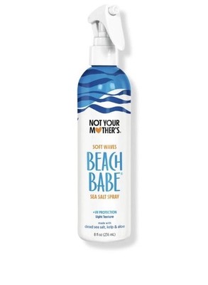 Not Your Mothers Beach Babe Soft Waves Sea Salt Spray UV Protection 8oz New