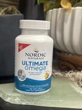 Nordic Naturals Ultimate Omega 1280mg Lemon Flavor Fish Oil 90 Softgels 11/26