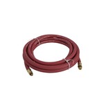 Steelman 15-ft Air Hose with 1/4-Inch NPS and 3/8-Inch -24 Brass Fittings 60038