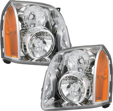2007-2014 Yukon XL 1500 2500 Headlight Assembly Pair Compatible