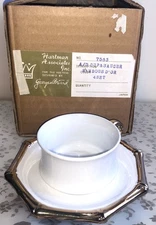 Georges Briard BAMBOUS D'OR" Set/4 Cups & Saucers 2 1/8" Tall NOS BOX JAPAN