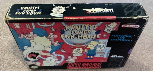 Super Nintendo - KRUSTY'S SUPER FUN HOUSE - CIB - OTTIME CONDIZIONI - Foto 4 di 7