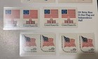 The us flag Imperforate Error Stamp Set W/COA — photo 3