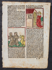 DEUTSCHE INKUNABEL,PLENARIUM,KOLORIERT,JOHANN SCH&Ouml;NSPERGER,AUGSBURG,1489